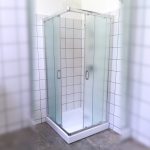 Radaway Premium Plus C sarokbelépős zuhanykabin tolóajtókkal matt üveges kivitelben