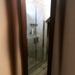 Polysan ZL1780 ktészárnyú nyílóajtós zuhanyajtó oszlopzsanérral